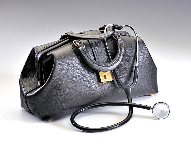 Photo of a doctor's 'little black bag' for making house calls