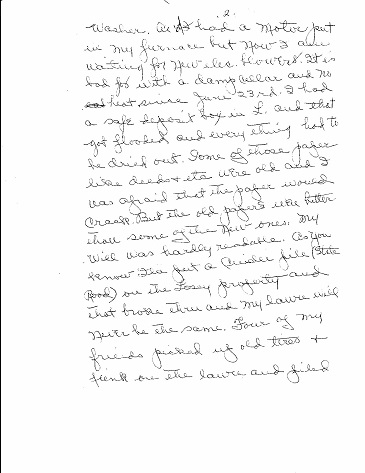 Image of p2 of a 1972 letter from Lillian LOSEY Preston to Jessica HOYT Thompson