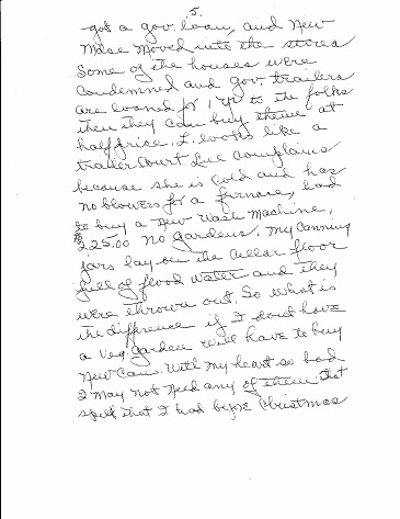 Image of p5 of a 1972 letter from Lillian LOSEY Preston to Jessica HOYT Thompson