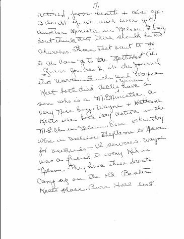 Image of p7 of a 1972 letter from Lillian LOSEY Preston to Jessica HOYT Thompson