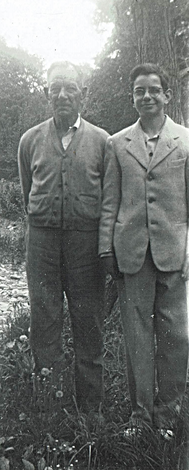 Photo of Billy Boller and Bill Thompson, circa 1947